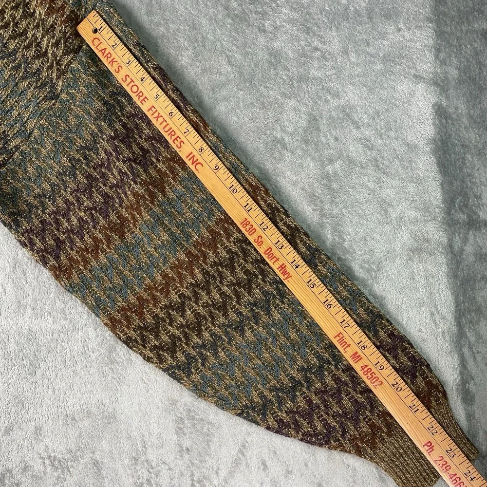 Vintage Marc Edwards Sweater Mens XL Textured Geometric Crewneck 90s Grandpa